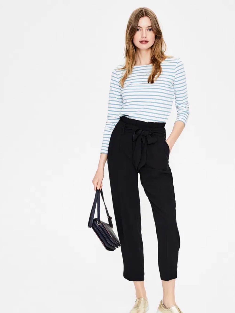Boden Melina Paperbag Trousers